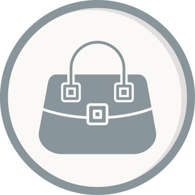 el çantası simgesi vektör illüstrasyonu 