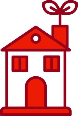 ev simgesini, basit vektör çizim