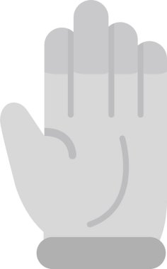 Eldiven. Web simgesi basit illüstrasyon