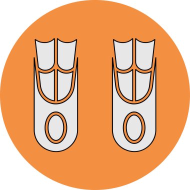 Paletler. Web simgesi basit illüstrasyon