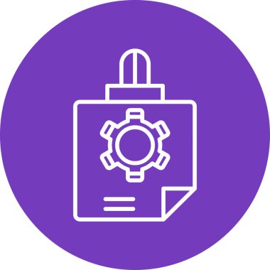 Çalışan ağ simgesi vektör illüstrasyonu