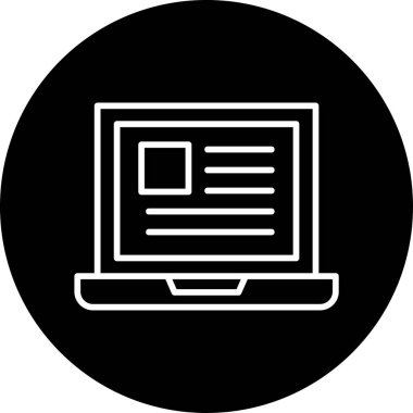 Platform. Web simgesi basit illüstrasyon