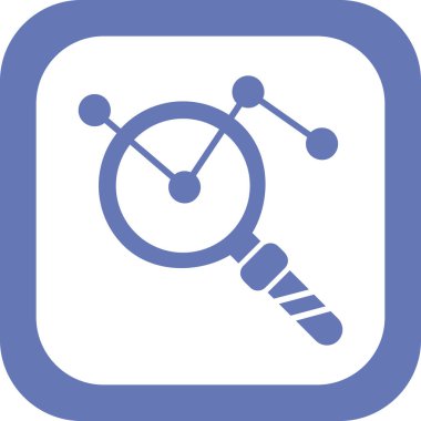 İzleme. Web simgesi basit illüstrasyon