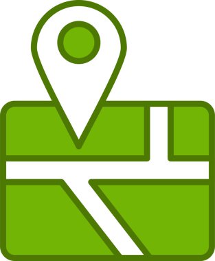 konum pin simgesi vektör illüstrasyonu