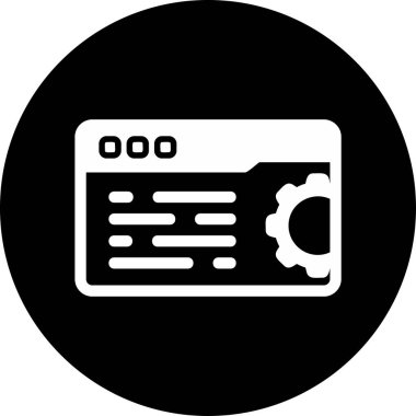 Web Ayarları, vites simgesi çizimi 