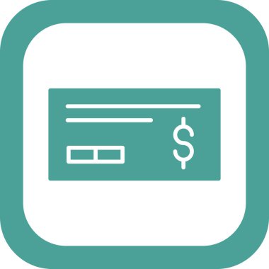 para düz simge vektör illüstrasyonunu kontrol et