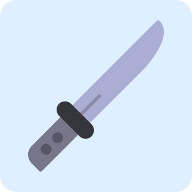 Basit ağ bıçağı simgesi düz vektör 