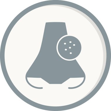 Enfeksiyon Sebebi Vektör Simgesi Beyaz Arkaplanda İzole Edildi  