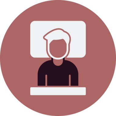 Uykusuzluk web simgesi, vektör illüstrasyonu    