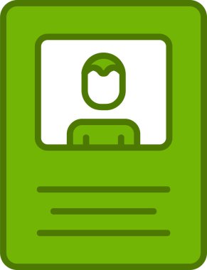 İsim Etiket Simgesi, vektör illüstrasyonu  