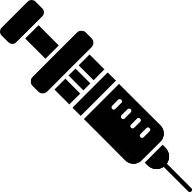 Tıbbi enjeksiyonun basit vektör resmi