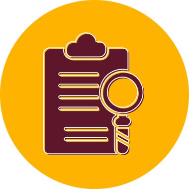 Tanımlama web simgesi vektör illüstrasyonu