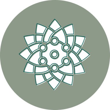 Meksika Aster çiçek vektör illüstrasyonu 