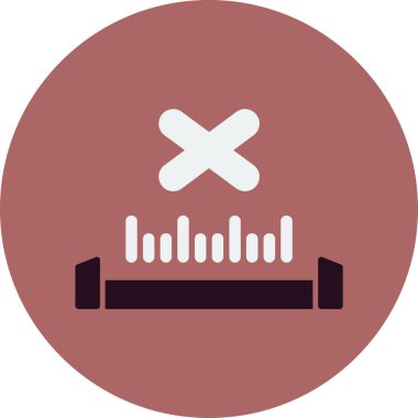 Menzil. Web simgesi basit illüstrasyon 