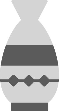 Vazo. Web simgesi basit illüstrasyon