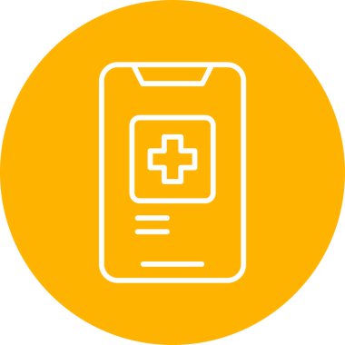 Çevrimiçi sipariş. Web simgesi basit illüstrasyon