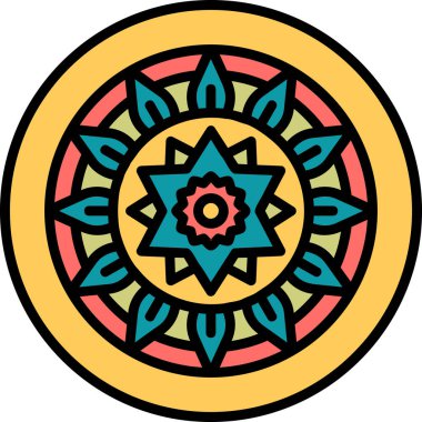 Mandala 'nın temel çizgisi, kutsal geometri kavramı.