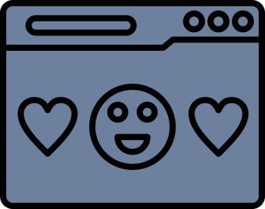 Etiket kart simgesi vektör illüstrasyonu