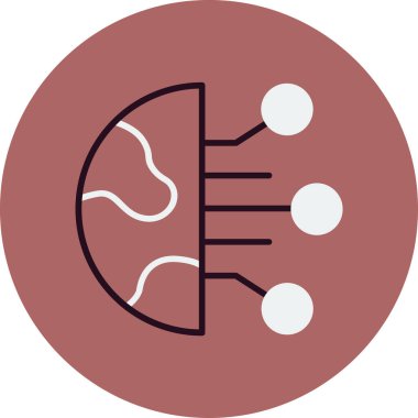 Dijital simge. Web tasarımı için özet çizim vektörü