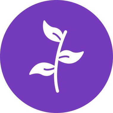 Bitki. Web simgesi basit illüstrasyon 