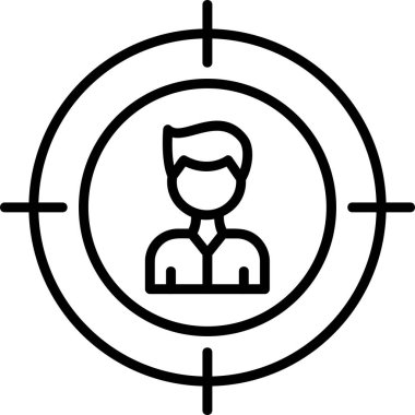 Çekim. Web simgesi basit illüstrasyon