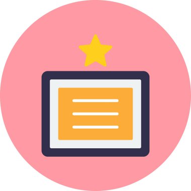 Öğrenmek. Web simgesi vektör illüstrasyonu