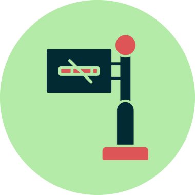 Basit Sigara İçilmez simgesi