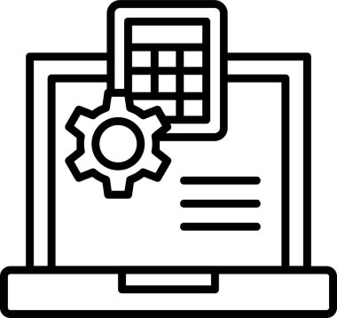 Web geliştirme vektör simgesi modern illüstrasyon