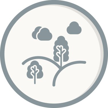 Çevresel ekoloji ikonu vektör illüstrasyonu 