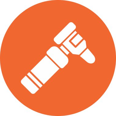 Otoscope simgesi vektör illüstrasyon tasarımı