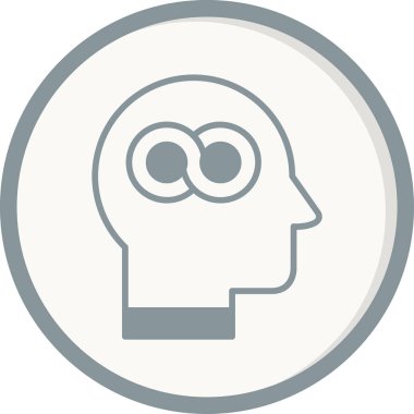 Felsefe web simgesi vektör illüstrasyonu