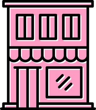 Restoran dairesi simgesi, vektör çizimi 