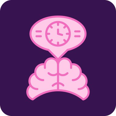 Zaman yönetimi simgesi vektör illüstrasyonu