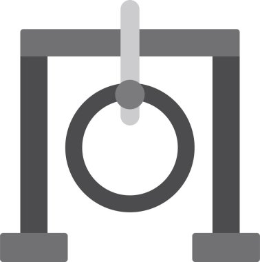 Salıncak ağ ikonu vektör illüstrasyonu