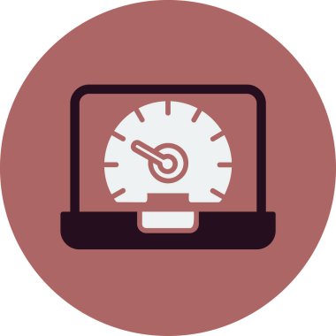 hız dometresi vektör illüstrasyonuName