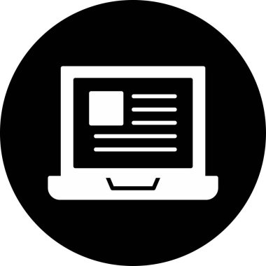 Platform. Web simgesi basit illüstrasyon