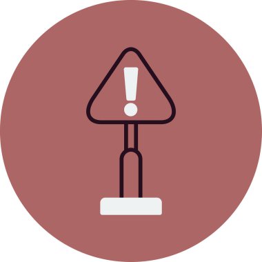 uyarı simgesi vektör illüstrasyonu