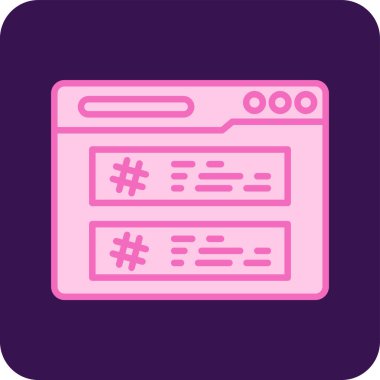 Moda web simgesi. vektör illüstrasyonu