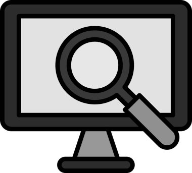 Doğrulama düz tasarım ikonu vektörü