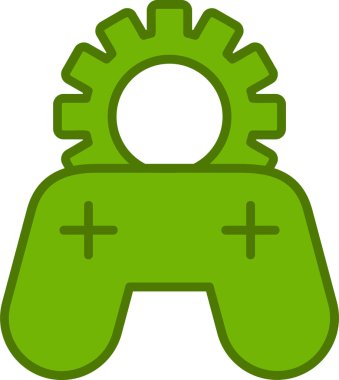 joystick ayarları soyut renk vektör simgesi 