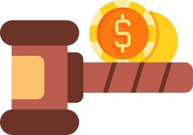 Adalet, hukuk, Hukuki simge vektör illüstrasyonu 