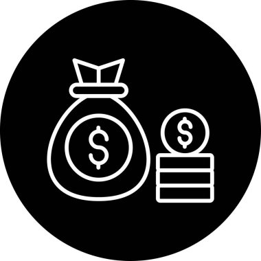 Soyut renk vektör para illüstrasyonu  