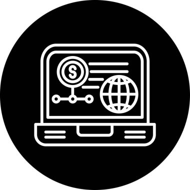 Denge. Web simgesi basit illüstrasyon