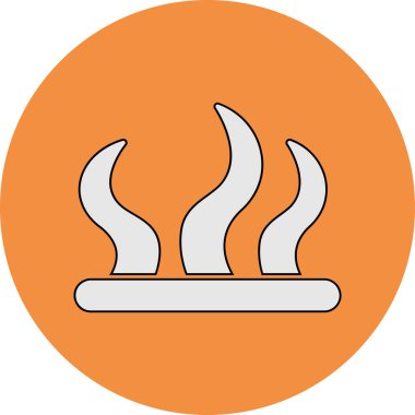 yosun simgesi vektör illüstrasyonu 