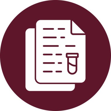 belge simgesi, vektör illüstrasyonu basit tasarım