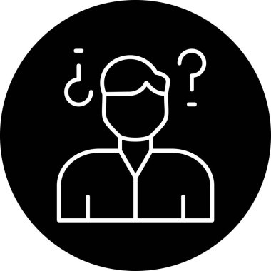 Karışıklık Ağ ikonu vektör illüstrasyonu