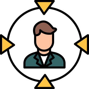 Konum haritası işaretleyici. vektör simgesi