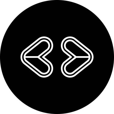 Oklar. Web simgesi basit illüstrasyon