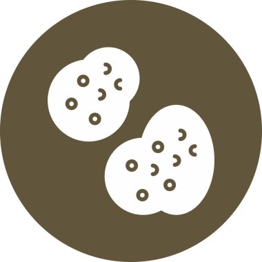 Patates vektör simgesi basit tasarım çizimi