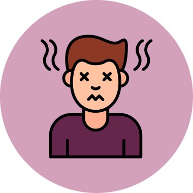 Tükenmiş. Web simgesi basit illüstrasyon